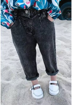 Темно-сірі дитячі джинси Моми